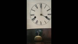 Antique 30 hour German Cottage Shefl Clock