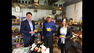 Robyn Preston MP and Minister Kevin Anderson visit Canoelands Orchard