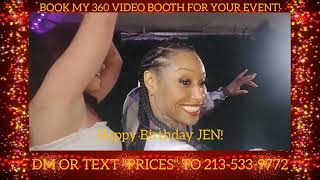 Lite It Up "360 Photo Booth Rentals LA" VIDEO, Happy Birthday JEN, 77 NORTH, Hollywood Live ENT!