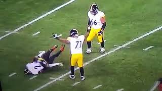 Steelers-Brown last 8 seconds Rudolph -Garrett brawl.