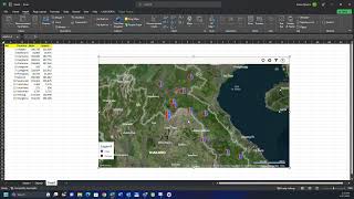 Creating Chart maps using Bing map on excel ep 1