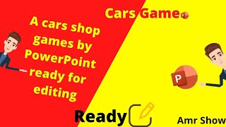 Cars Game On PPT ready for editing-لعبة سيارات جاهزة للتحميل و التعديل (مع رابط التحميل-With Link)