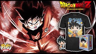 Gamestop Exclusive Goku Pop Tee + Goku Kamehameha Funko Pop! Unboxing | Dragon Ball Z