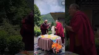 Rabjam Rinpoche and Shechen Shedra monks celebrated Kyabje Dzongsar Khyentse Rinpoche’s birthday