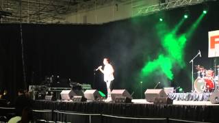 Crizzy singing Luha by Aegis @ MeadowLand Expo Secaucus