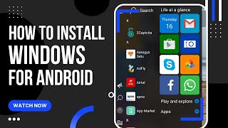 Best Windows Launcher For Android 2022 #Shorts