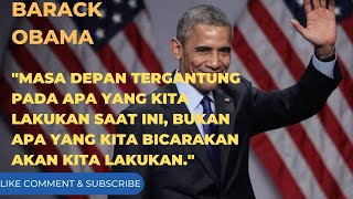 Kata Bijak dan Motivasi Barack Obama || Mantan Presiden Amerika Serikat