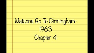 Watsons Chapter 4