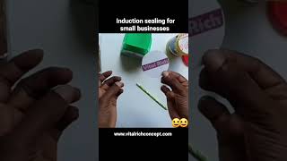 Induction sealing for small businesses #packaging #sealing #inductionsealing #smallbusiness