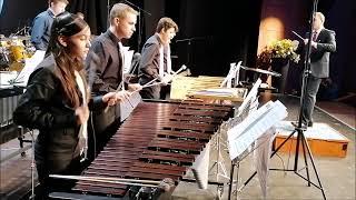 "One Vision" performed by the SJMUZ Percussion Ensemble