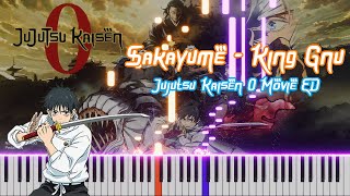 Sakayume - King Gnu (Jujutsu Kaisen 0 Movie ED) Piano