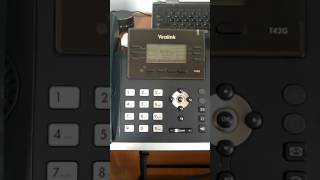 How to check IP address of Yealink handset