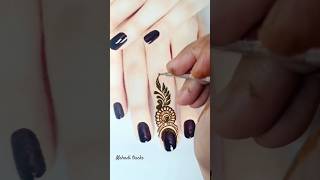 Beautiful finger mehndi design🥰 | mehndi design | mehndi tattoo design #shorts #youtubeshorts