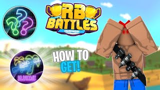 How to get island royale  RB BATTLES Championship Event Badge??? (Roblox Fortnite)