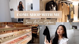 COME SHOP WITH AT ZARA, ARITZIA, SEPHORA | FALL HAUL + NEW TRAVEL PLANS | VLOG