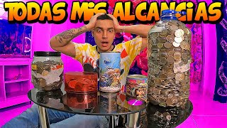 ABRO TODAS MIS ALCANCIAS *1 AÑO AHORRANDO* - TATTO VLOGS