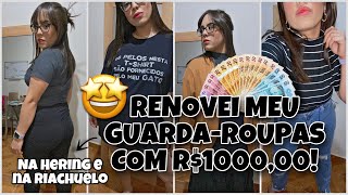 RENOVEI O MEU GUARDA-ROUPAS COM MIL REAIS *EM BUSCA DO MEU NOVO ESTILO* por @ClickdaJu