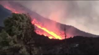 The Rage Of Cumbre Vieja La Palma!!!!! INSANE Lava Flows!!!!!!