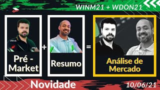 Day Trade - Análise - Resumo do Mini índice e Mini Dólar - WINM21 e WDON21 - Fechamento de mercado.