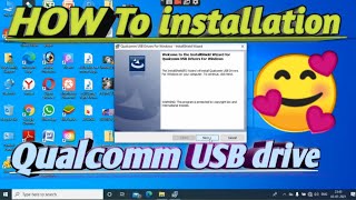 how to installation PC and laptop Qualcomm USB drive  PC laptop mein Qualcomm ka USB drive |