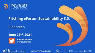 InvestHorizon eForum Sustainability 3.0 / Session I - Cleantech