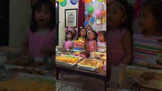 Iara's 6th Birthday 🎉 with cousins July 30, 2017