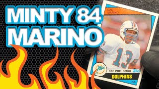 Opening 1984 Topps Dan Marino in Near Mint to Mint Condition