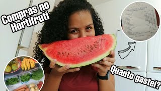 PRIMEIRA COMPRA NO HORTIFRUTI !!