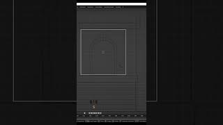 3d door modeling in blender-mds design #animation #shorts #3d #doors  #blender #3ddesign #mdsdesign⛪