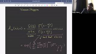 String Math 2020, Day 5: Pedro Viera