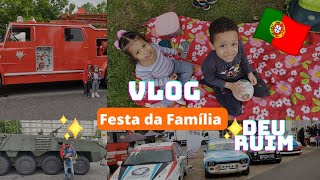 Festa da família em Portugal, teve perrengue.