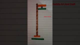 Indian Flag drawing #drawing