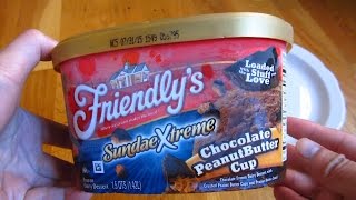 Friendly's Ice Cream - Chocolate Peanut Butter Cup Sundae Extreme