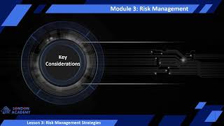 Risk Management Module 3 Lesson 3