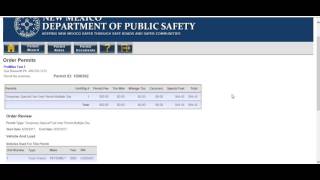 NM-OPS Temporary Special Fuel Permit Tutorial Video - English