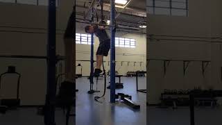 first ring muscle up. sloppy, but still happy