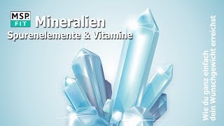 Mineralien, Vitamine & Spurenelemente