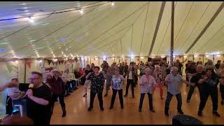 Head & Heart line dance by Noreen Wall, being danced at Boogiefest  2022.