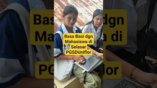 Basa Basi dgn Mahasiswa di Selasar PGSDUniflor#pgsduniflor