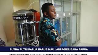 Usaha yang diresmikan oleh Chorneles Marey, diharapkan agar menjadi motivasi bagi Putra Putri Papua.