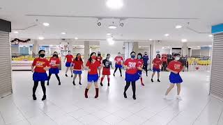 Lade Bubblin' Mambo Line Dance - Demo By D'Sisters & Friends @harryheng2957 #linedance #cjlclan