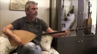 Dimitris Mistakidis plays baglama saz made by Tasos Theodorakis