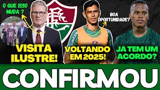 🚨NOSSA INFORMAÇÃO CONFIRMADA, OLHA QUEM VISITOU O FLUMINENSE, E MAIS