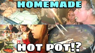 HOW TO MAKE HOTPOT AT HOME 🍲 WASABI CHALLENGE🌴 The Hightrees 🌲 Family Vlog