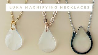 Luka Magnifying Pendant Necklaces | Oh Happy Mei