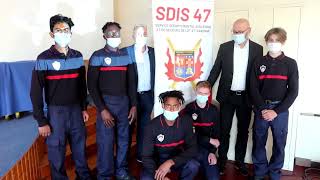 LANCEMENT CAP A POMPIERS / SDIS 47