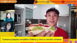 REACCIÓN: Coreano hace #completos chilenos y crea su propio completo coreano