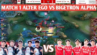 [ FULL MATCH ] ALTER EGO VS BIGETRON ALPHA MATCH 1 | MPL ID S13 - WEEK 2 DAY 2 #weownthis