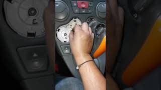 Iluminación controles aire Fiat panda cambio de focos