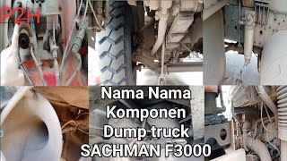 Nama Nama komponen pada dump truck Sachman F3000